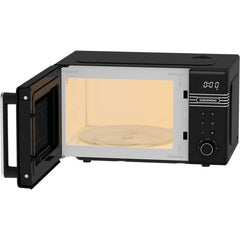 Grundig Retro Set Üstü 21 Lt Mikrodalga Fırın Siyah