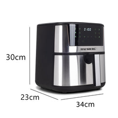 Hausberg Maestro XXL 7.5 Lt Dijital 12 Program Airfry Fritöz Inox