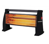 Hausberg 3 Çubuklu Kuvars Elektrikli Isıtıcı Soba Siyah