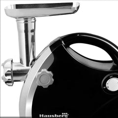 Hausberg Elektirikli 1800 W Kıyma Makinesi Siyah