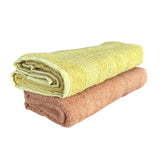 Julie Arya İkili 100x150 Cm Vücut Havlusu Hardal Kiremit