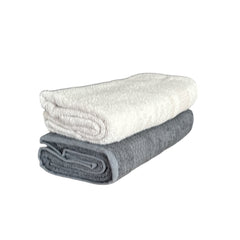 Julie Arya İkili 100x150 Cm Vücut Havlusu Krem Mavi