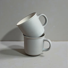 İkili 350 ML Mug Kupa Bardak Gri