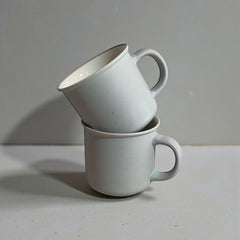 İkili 350 ML Mug Kupa Bardak Gri