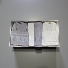 Julie Lena 6 Parça Aile Bornoz Seti