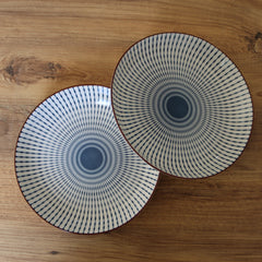 Porselen Sonsuz Mavi 20 cm İkili Tabak