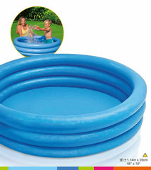 Intex 114x25 Cm Kristal Çocuk Havuzu Mavi