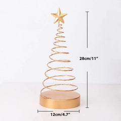 Dekoratif Işıklı Yeni Yıl Ağacı 12x28 cm