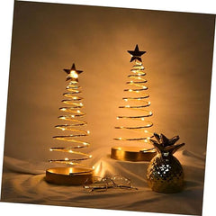 Dekoratif Işıklı Yeni Yıl Ağacı 12x28 cm