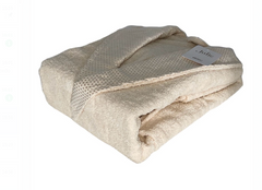 Julie Darla 3 Parça Tekli Bornoz Seti Bej