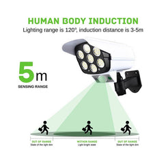 Kamera Görünümlü Uzaktan Kumandalı Sensörlü Solar Lamba