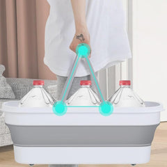 Katlanabilir 12 Litre Çok Amaçlı 52x20 Cm Taşınabilir Kova