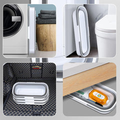 Katlanabilir 12 Litre Çok Amaçlı 52x20 Cm Taşınabilir Kova