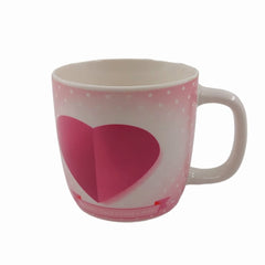 Kupa Mug Büyük Kalp 8.5x9 cm