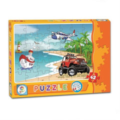 Laço Kids Sahil Ve Taşıtlar 42 Parça Puzzle Yap Boz