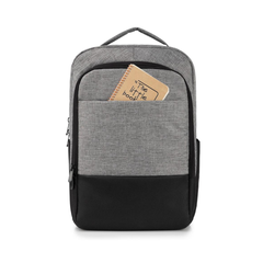 Laptop Bölmeli Çok Fonksiyonlu 3 Bölmeli 45x35 cm Yüksek Kalite Sırt Çantası Siyah Gri