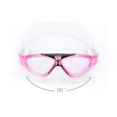Kılıflı Yetişkinler İçin Yüzme Gözlüğü Pembe