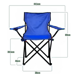 Katlanır Kamp Sandalyesi Mavi