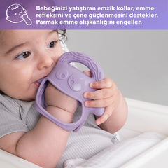 Mochi Emzik Kollar ve Diş Kaşıyıcı Mor