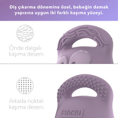 Mochi Emzik Kollar ve Diş Kaşıyıcı Mor