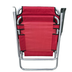 Oxford Kumaş Metal 59x52x84 Cm Sandalye Kırmızı