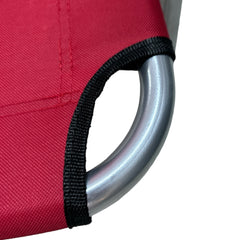 Oxford Kumaş Metal 59x52x84 Cm Sandalye Kırmızı