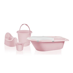 Tuffex Bebek 5'li Banyo Seti Pembe