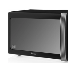 Swan Retro 25 Lt Mikrodalga Siyah