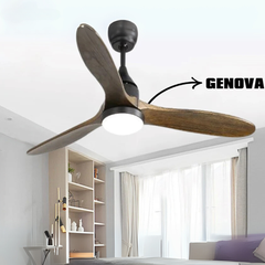 Genova 52'' Uzaktan Kumandalı Işıklı Tavan Vantilatörü