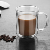 Çift Cidarlı Kulplu Bardak 400 ml