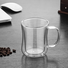 Çift Cidarlı Kulplu Bardak 400 ml