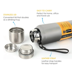 Çift Duvar Vakum Yalıtımlı 500 ML Paslanmaz Çelik Termos