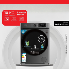 Arnica 10 Kg Inverter Çamaşır Makinesi Silver