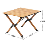 Portatif Katlanır Taşıma Çantalı Çok Amaçlı 58x60x45 Cm Masa
