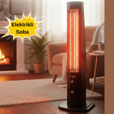 Hausberg Elektrikli 2300 W Kuvars Isıtıcı Soba