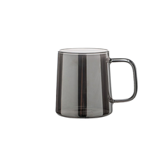 Borosilkat Kulplu Cam Bardak Gri