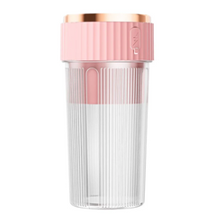 Taşınabilir USB Şarjlı 450 ML Meyve Blenderi Pembe