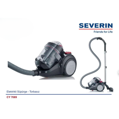 Severin Toz Torbasız Silikonlu Elektrikli Süpürge