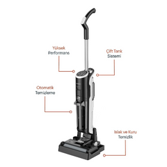 Grundig AquaFlex Kablosuz Islak/Kuru Şarjlı Dik Süpürge