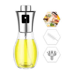 Paslanmaz Spreyli Cam Yağ Şişesi 200 ml