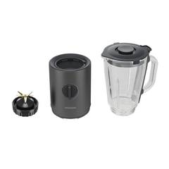Grundig Delisia Novus 800 W Cam Sürahi Blender Koyu Inox