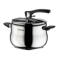 Emsan Burcu 6 Lt Paslanmaz Çelik Düdüklü Tencere