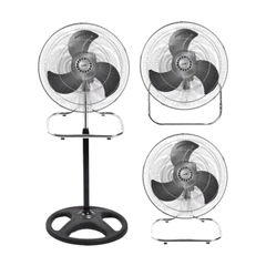Queen 18'' Monofaze Sanayi Tipi Ayaklı Duvar Masa Vantilatörü