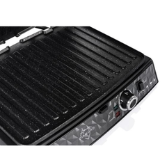 Arnica Diamond Granit Izgaralı Tost Makinesi Siyah