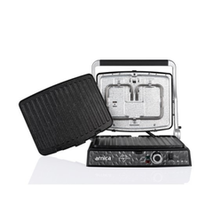 Arnica Diamond Granit Izgaralı Tost Makinesi Siyah