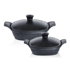 Schafer Felsen 18 Cm+22 Cm 2 li Döküm Sahan Seti