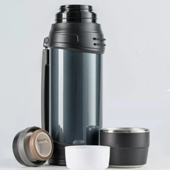 Paslanmaz Çelik 2.3 L Vakumlu Termos Gri