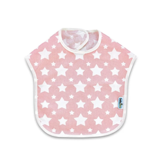 Babyjem Kaplamalı Yıldız Desenli Önlük Pudra