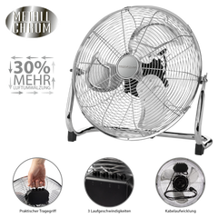 Proficare 45 cm Rüzgar Makinesi Vantilatör Silver