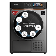 Arnica 10 Kg Isı Pompalı Dokunmatik Çamaşır Kurutma Makinesi Sİlver